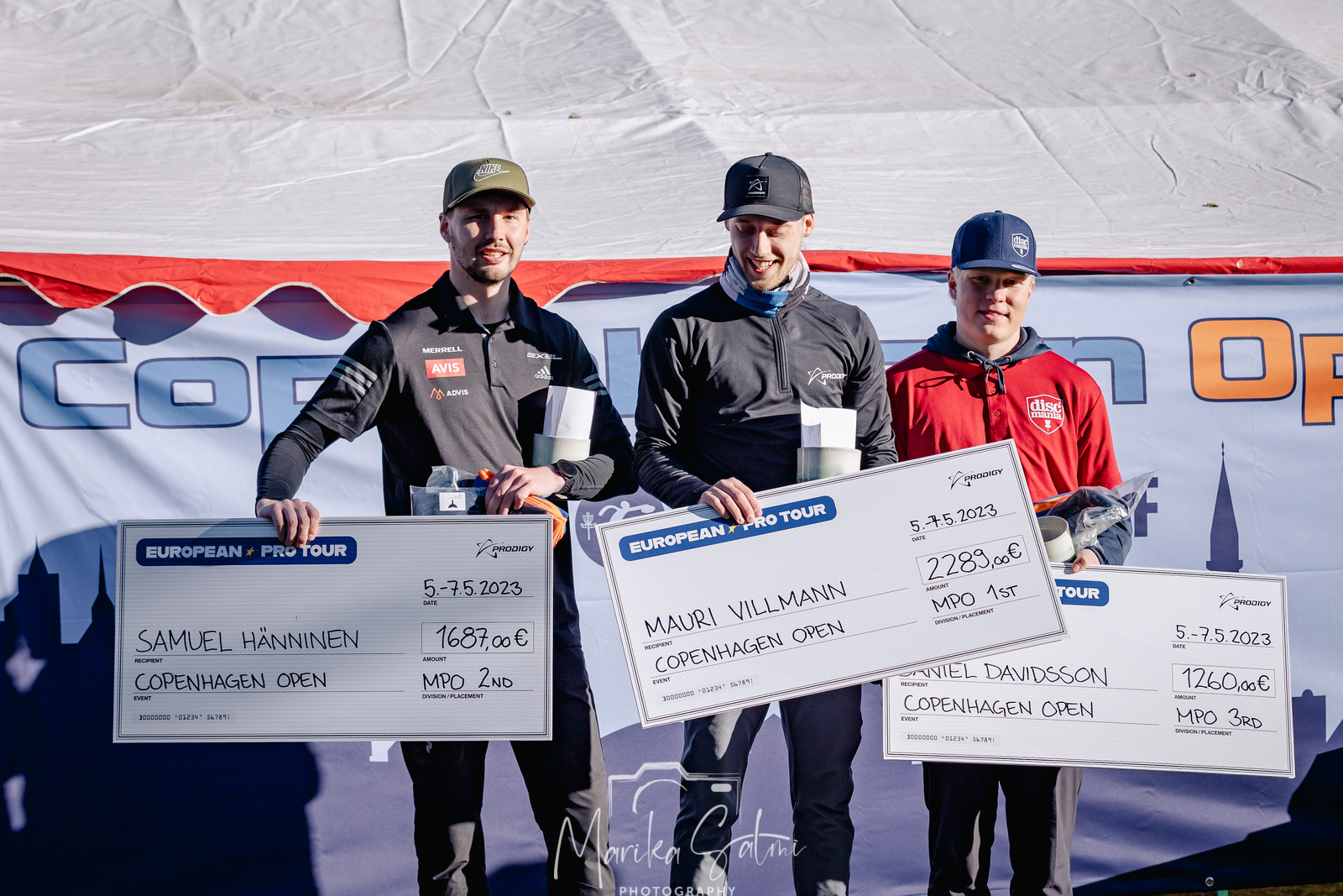 Samuel Hänninen palkintopallilla